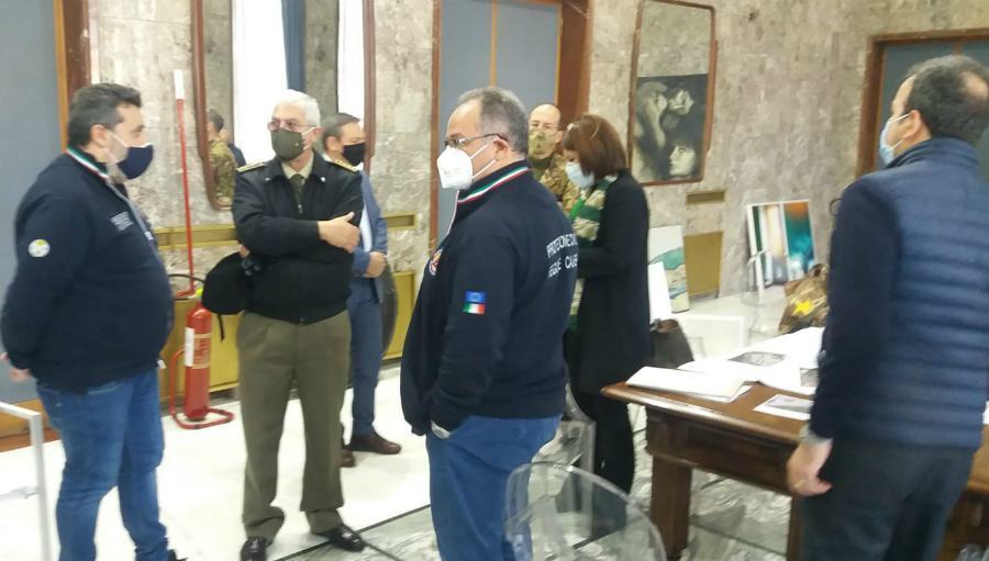 riunione comune esercito protezione civile cosenza