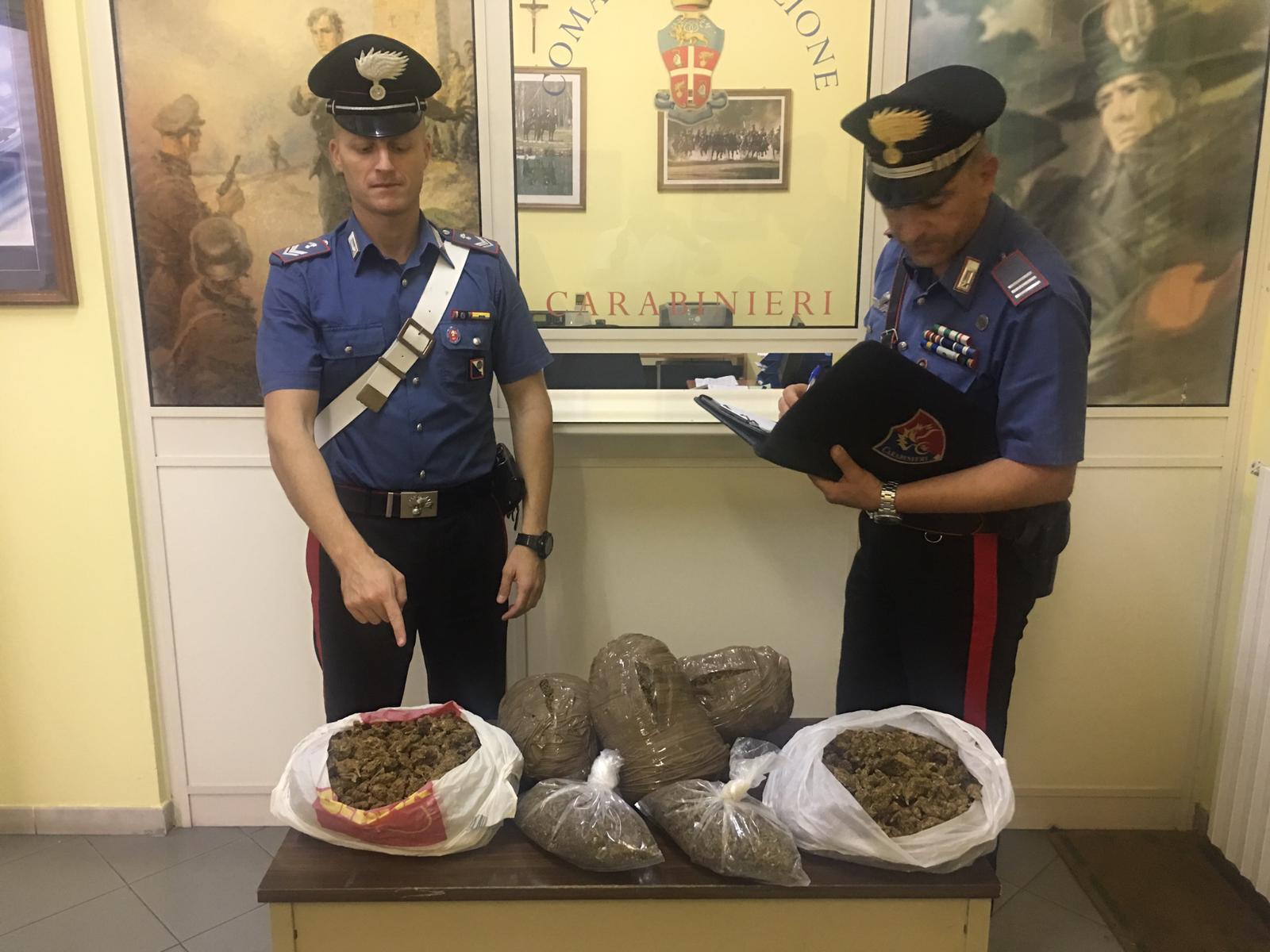 Donne insospettabili fermate in provincia di Cosenza con cinque chili di marijuana 51 rocca imperiale 1