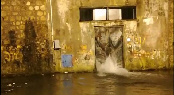 rottura acquedotto via de rada