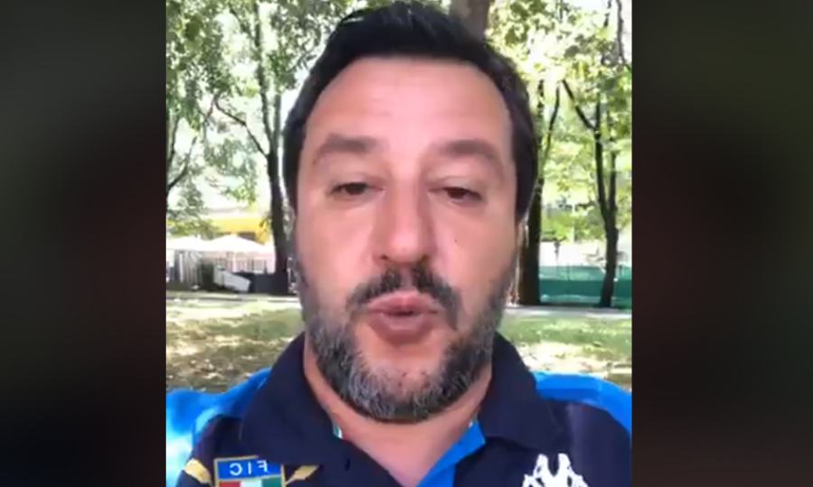 salvini messaggio facebook