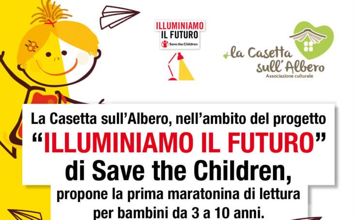 La Casetta sull'Albero, oggi la 'maratonina' di lettura "Illuminiamo il futuro" di Save The Children 56 savethechildren casetta albero