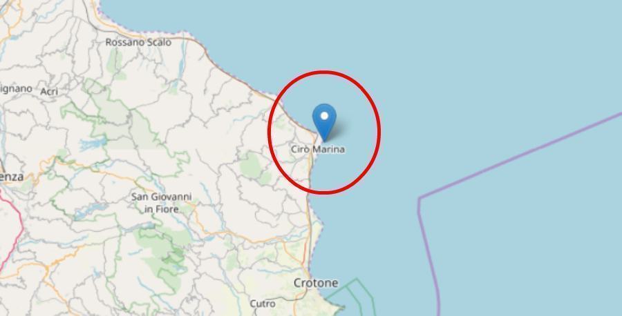 scossa ciro marina