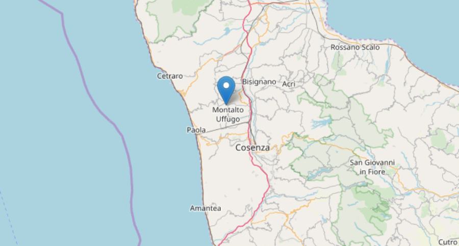 scossa san benedetto ullano