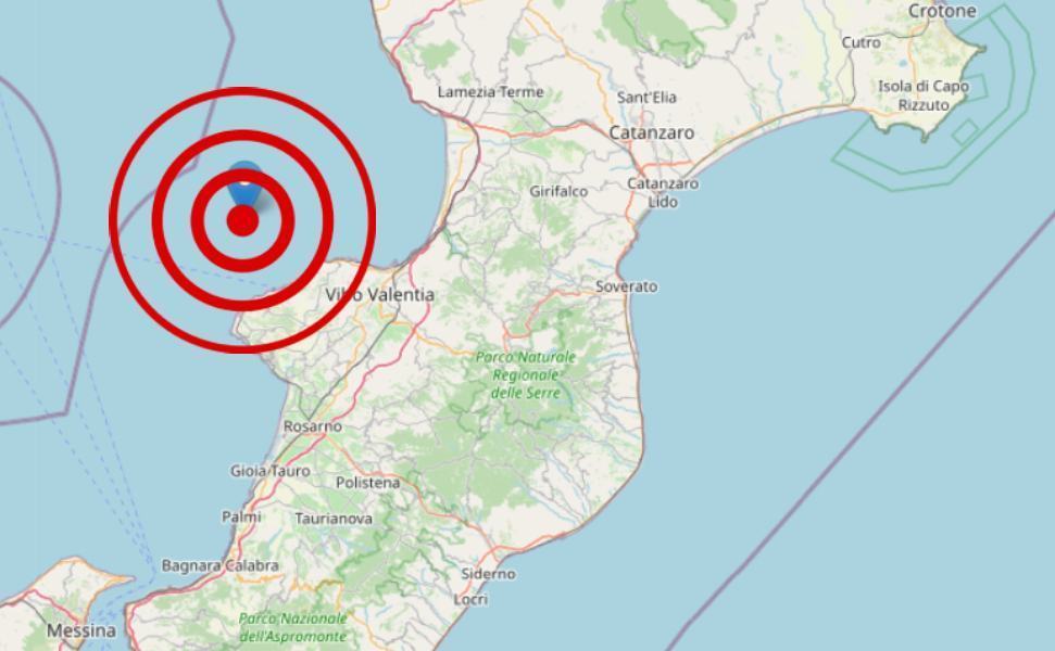 Scossa di terremoto all'alba a largo di Tropea 51 scossa tropea