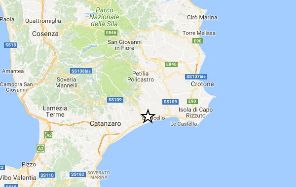 scosse terremoto jonio cz