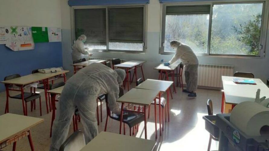 scuole sanificazione