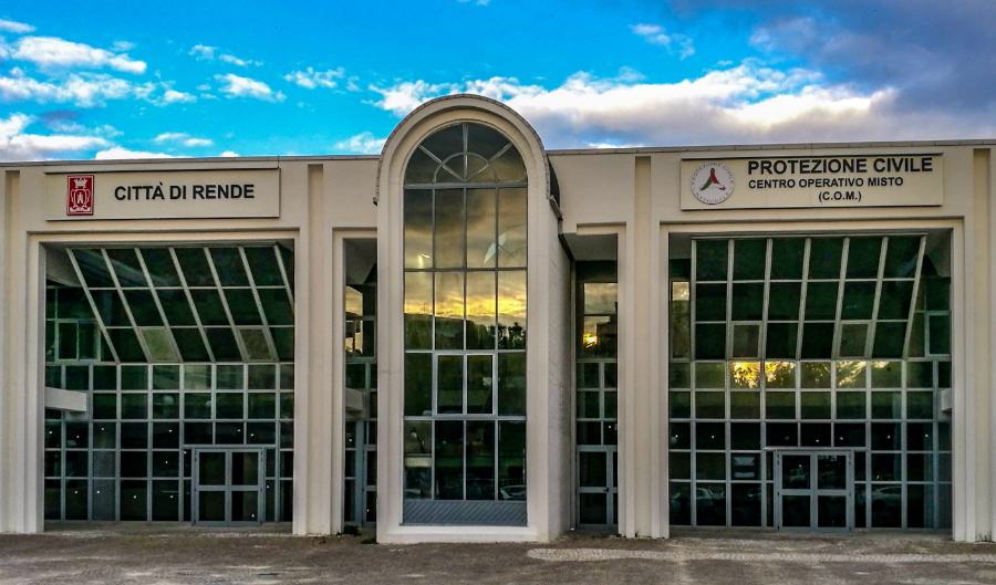 sede com centro operativo misto protezione civile rende 1