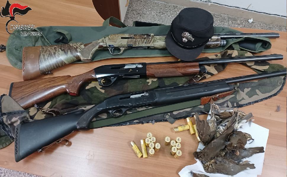 Caccia non consentita. Denunce e sequestri ad Altomonte 51 sequestro altomonte
