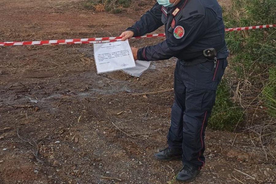 sequestro area carabinieri forestali