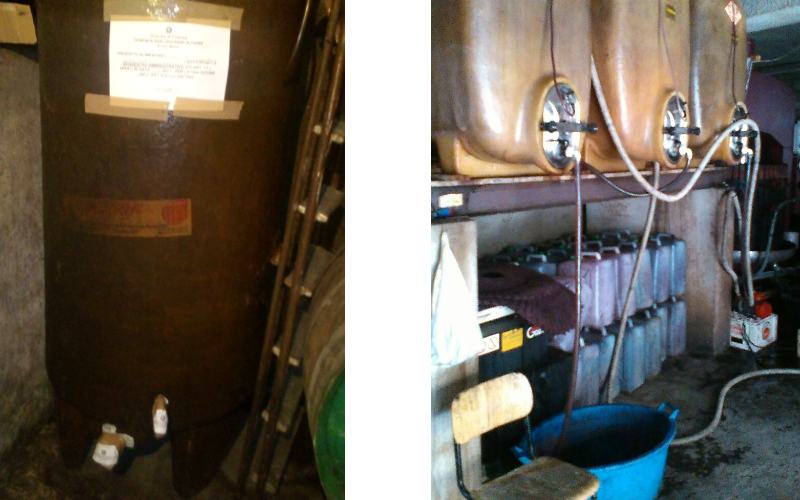 sequestro mosto e vino