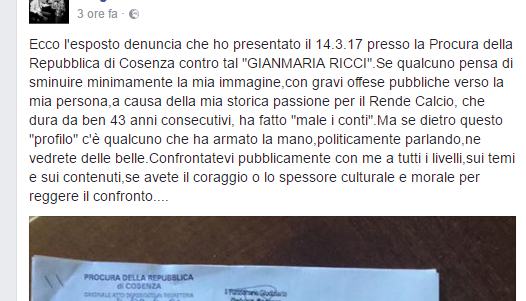 sergio tursi prato querela