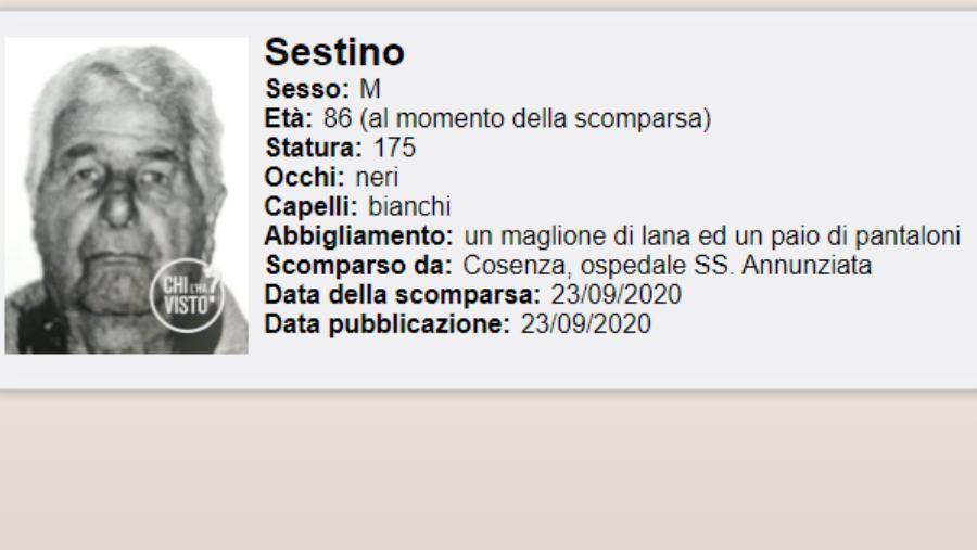sestino zicarelli chi lha visto