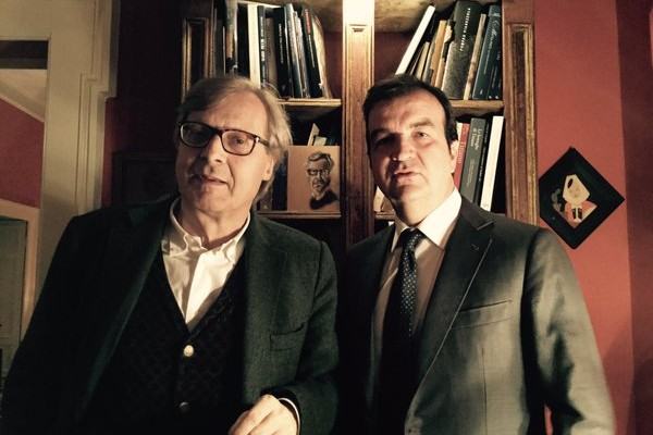 Vittorio Sgarbi a Cosenza con Occhiuto per presentare libro sull'arte 53 sgarbi e occhiuto