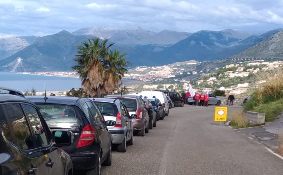 sit in italia nostra san nicola arcella frana provinciale 04