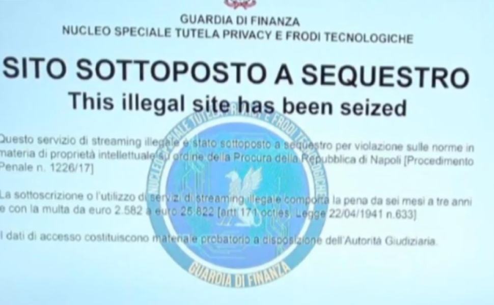 Pirateria online, 20 indagati in tutta Italia: la Calabria non fa eccezione 51 sito sequestro finanza