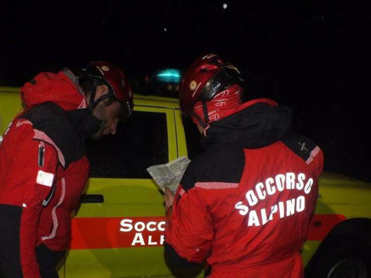 soccorso alpino notte