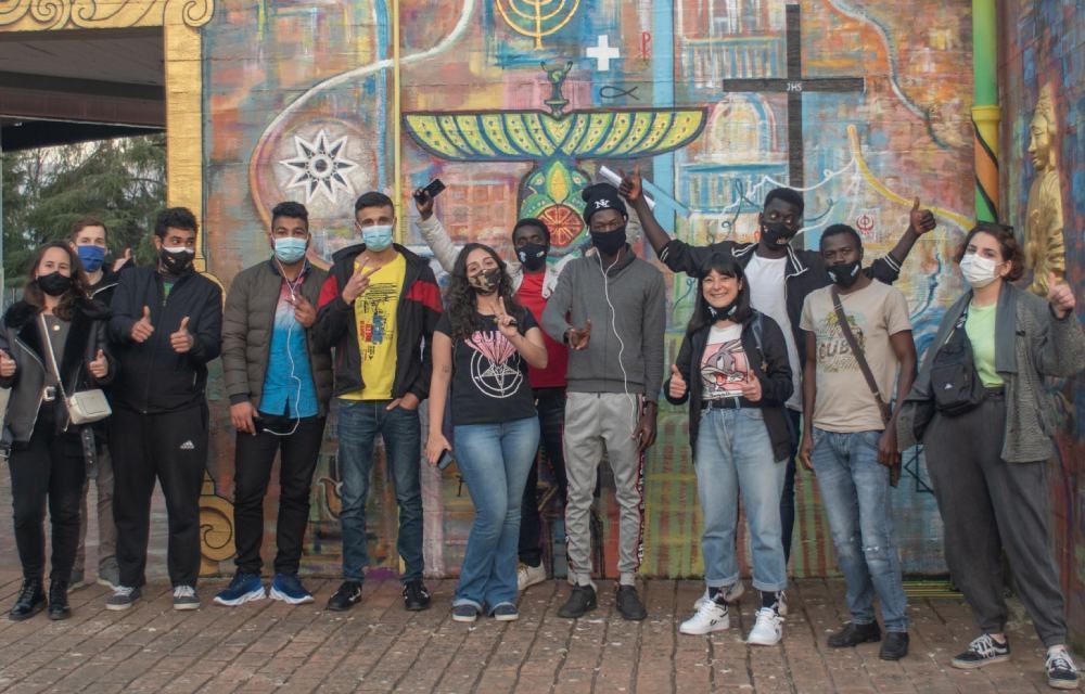 Rende: socialità e solidarietà, i volontari di "Entropia" con i giovani del CAS 59 solidarity tour cas rende entropia