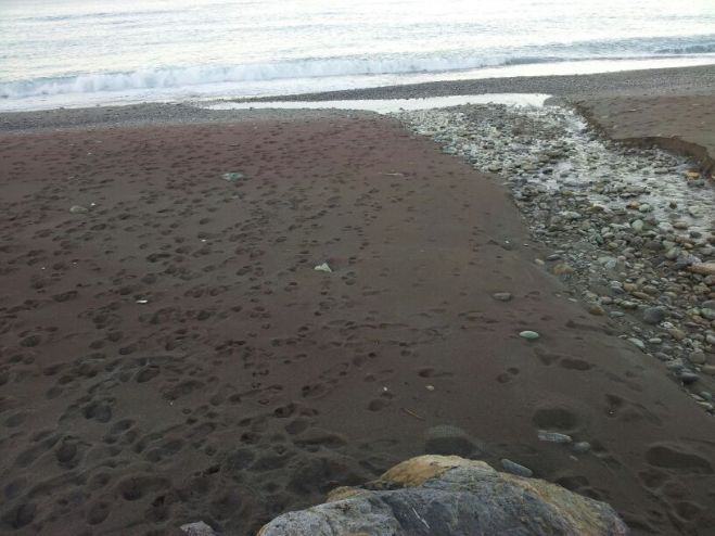 spiagge rosse tirreno san lucido