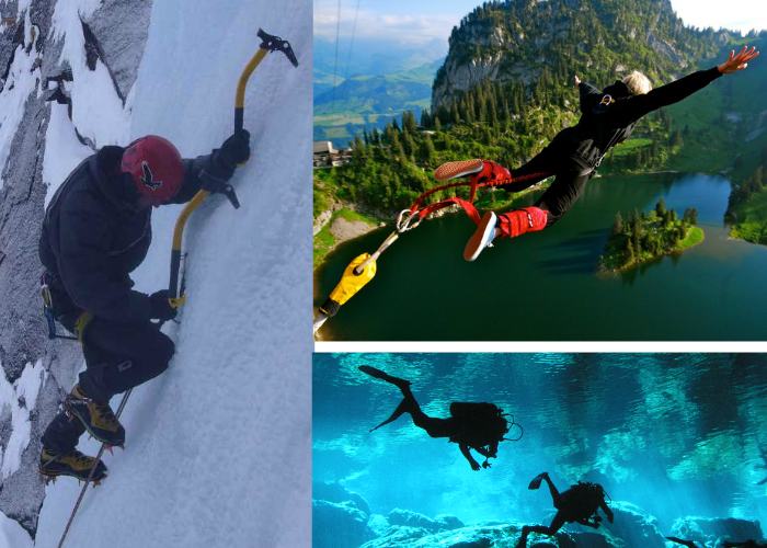 Strage negli sport estremi, emergenza sicurezza? 55 sport estremi