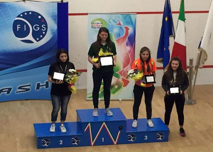 La Scorpion di Rende conquista 5 titoli ai Campionati Nazionali Squash 80 squash