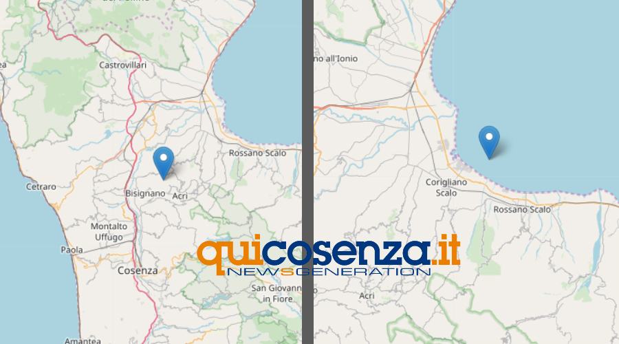 terremoti due scosse