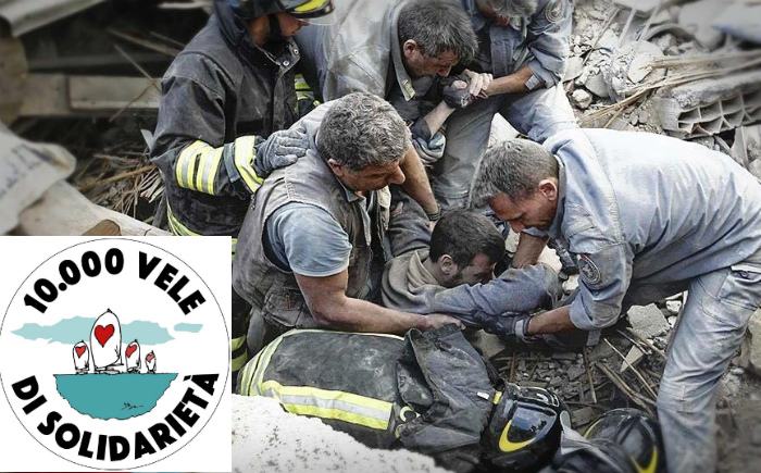 Sul tirreno cosentino la "Veleggiata della Solidarietà", a sostegno delle popolazioni terremotate 52 terremoto circolo velico