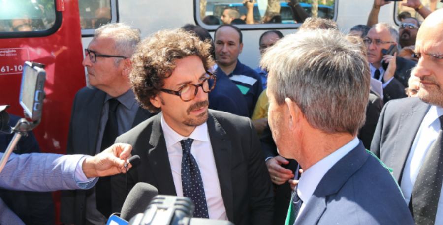 toninelli inaugurazione treni