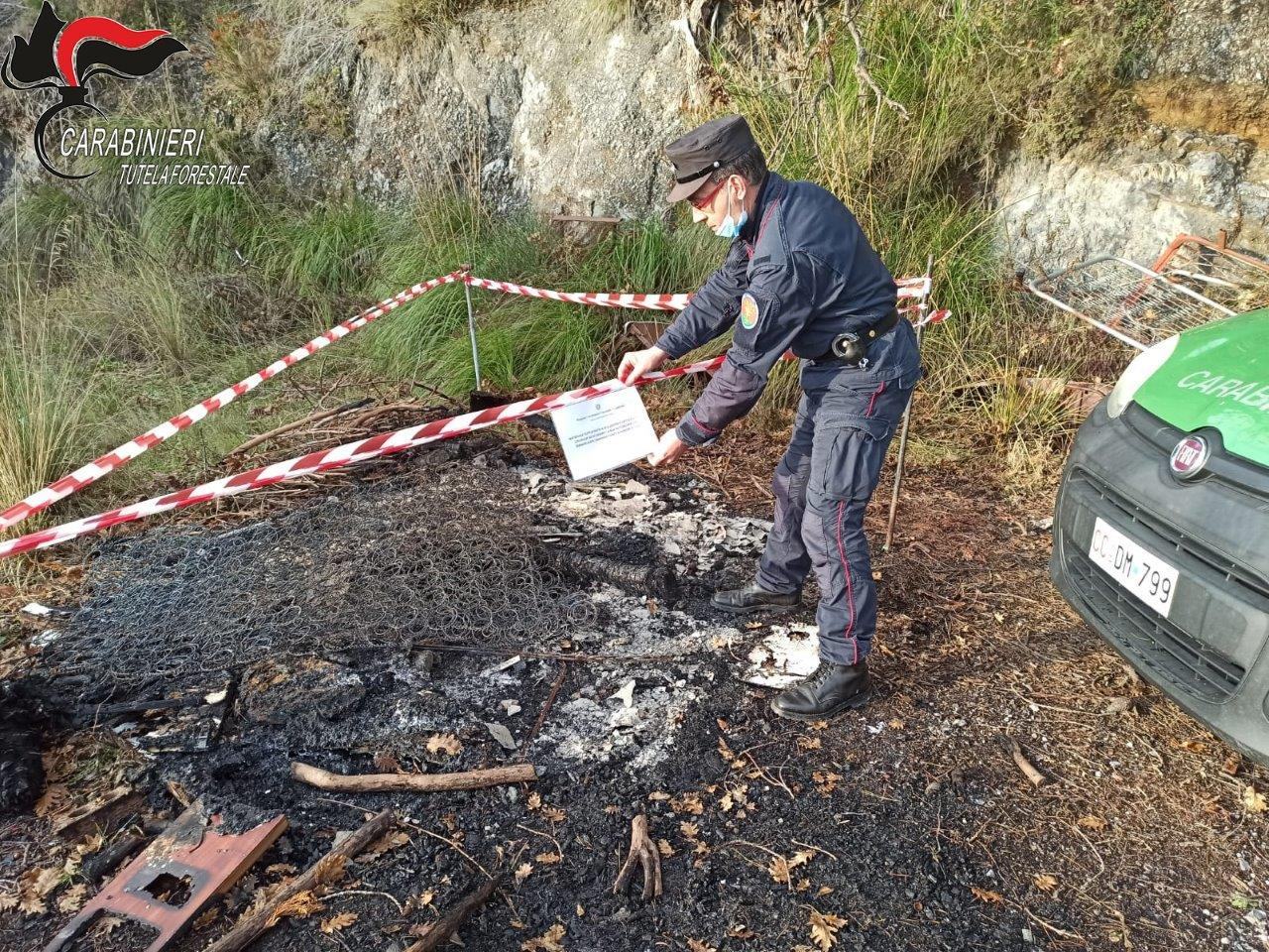 Tortora: smaltimento illecito di rifiuti, denunciato un uomo 68 tortora rifiuti