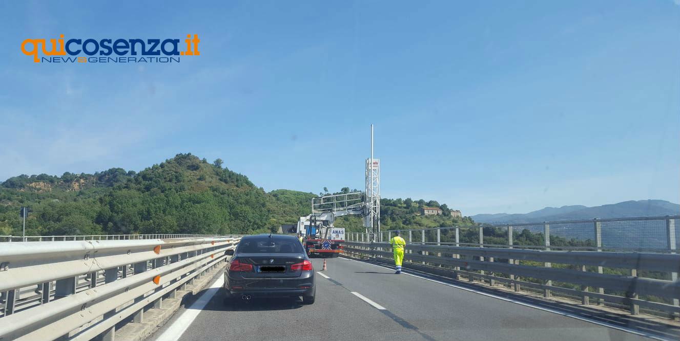 Lavori sull'A2, da lunedì limitazioni tra Catanzaro e Cosenza 51 traffico autostrada 3