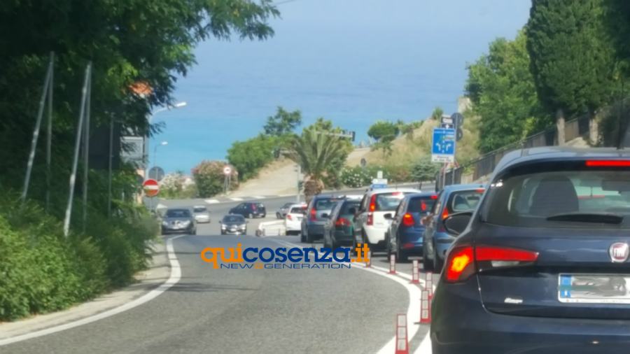 traffico mare svincolo 107 sulla 18 incrocio paola