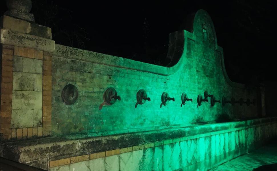 Giornata Nazionale SLA, anche Rende e Cosenza si illuminano 51 tredici canali cosenza illuminati verde SLA