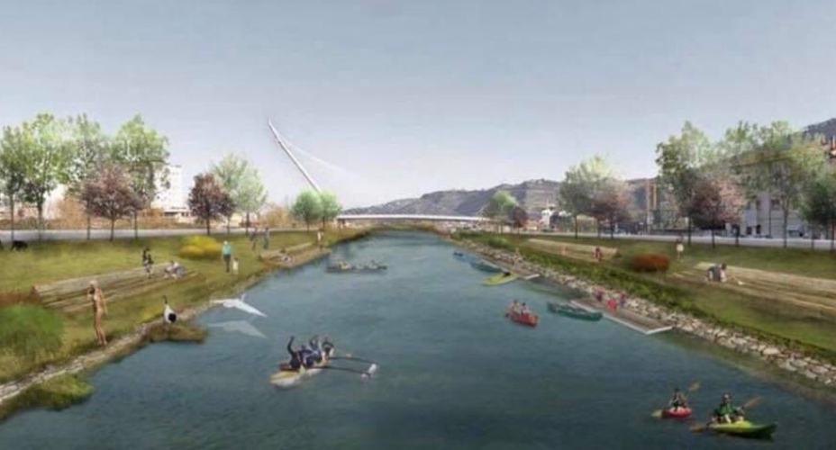 una foto del progetto del fiume navigabile 1
