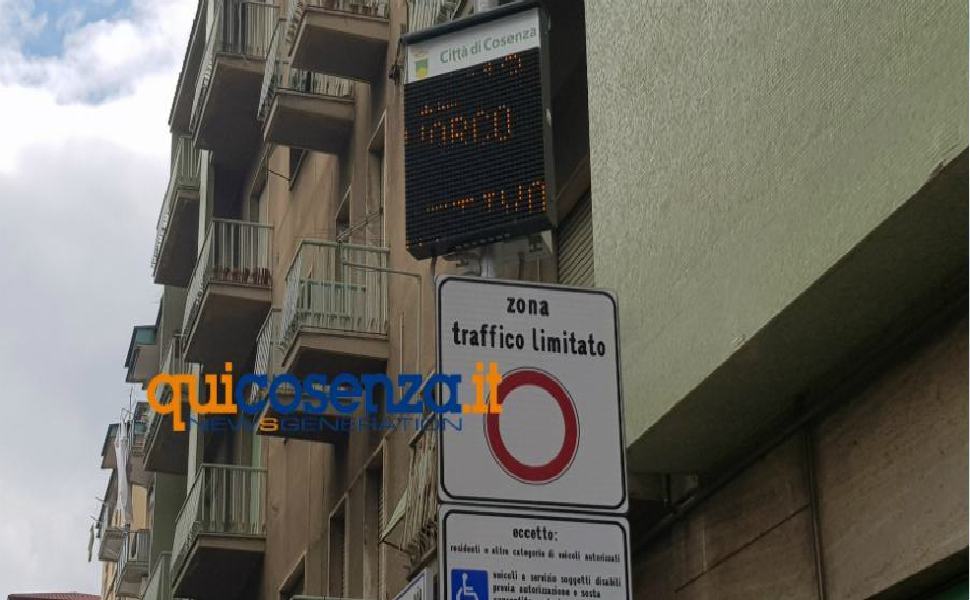 Cosenza, verso la riapertura dei varchi di Piave e Via Conforti/Isonzo 51 nuove ZTL e varchi elettronici