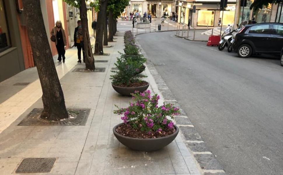 Fioriere su via Bertucci, Caruso ringrazia i commercianti: "risolleveremo le sorti di Cosenza" 51 via bertucci cosenza