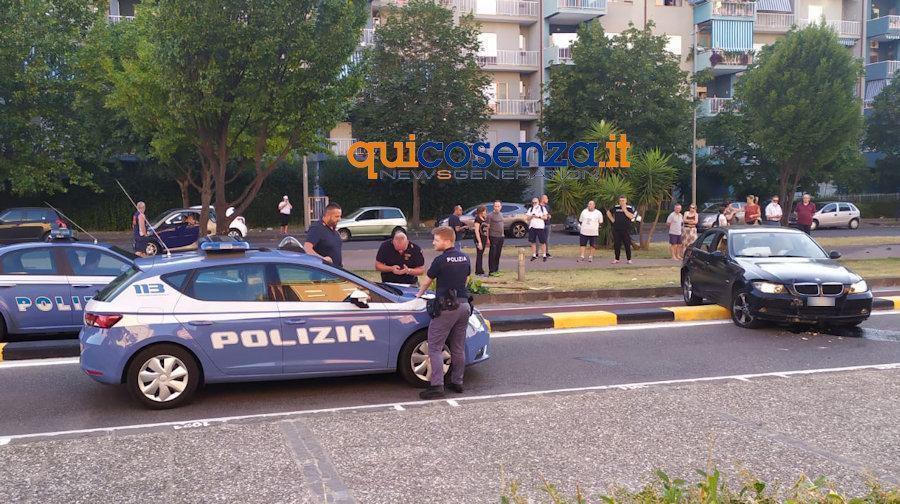 viale parco incidente