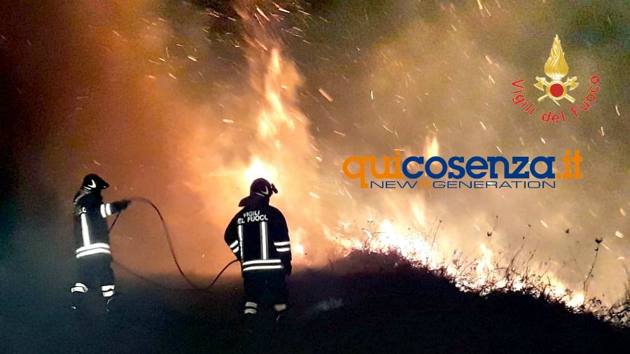 vigili del fuoco incendio