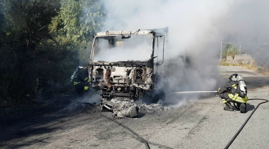 vigili fuoco camion legname 02