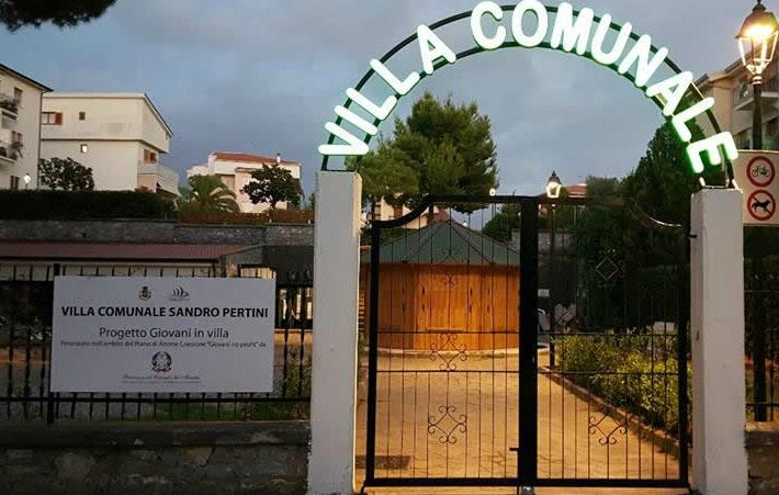 villa comunale pertini diamante