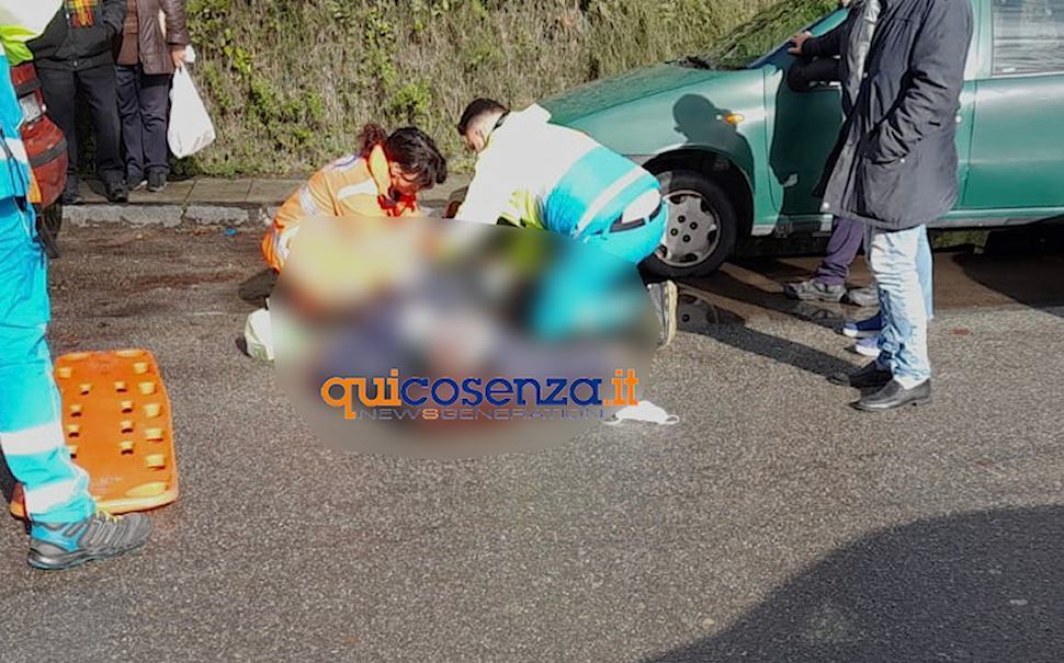 Persona investita a Cosenza3