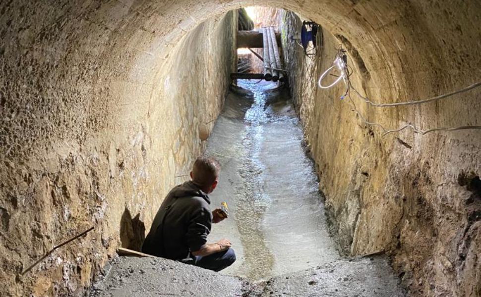 Spezzano Piccolo, completati lavori di messa in sicurezza di piazza 1° Maggio 51 Sottoservizi Piazza Primo Maggio Spezzano piccolo 02