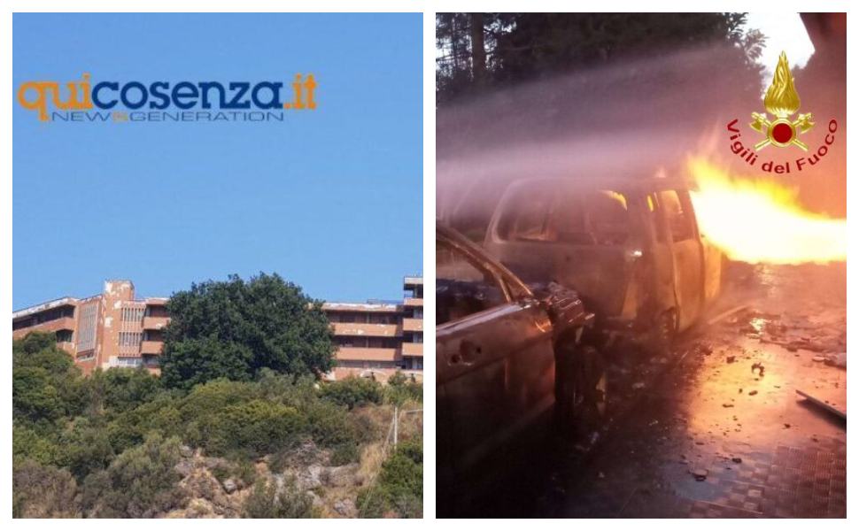 Incendiate due auto di infermieri a Cetraro. L'Ordine: «situazione non più tollerabile» 51 auto incendiate ospedale cetraro
