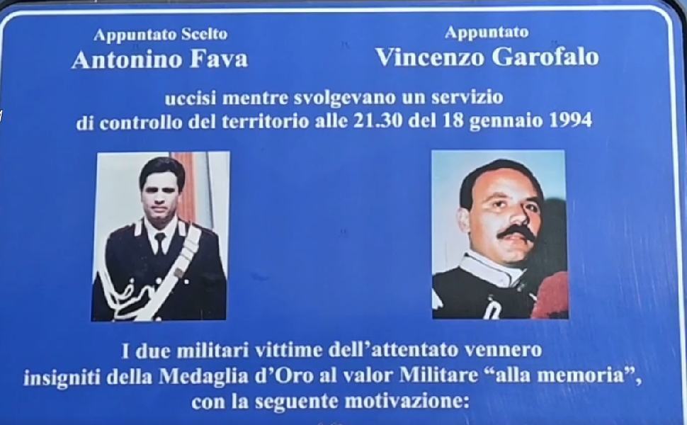 carabinieri uccisi su A2