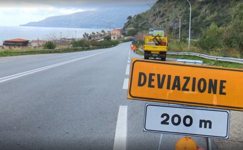 frana statale 18 acquappesa