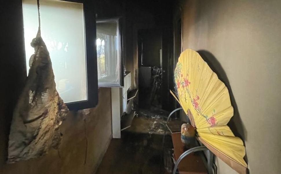 incendio casa estiva sindaco crosia