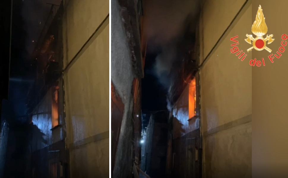 incendio longobucco abitazione