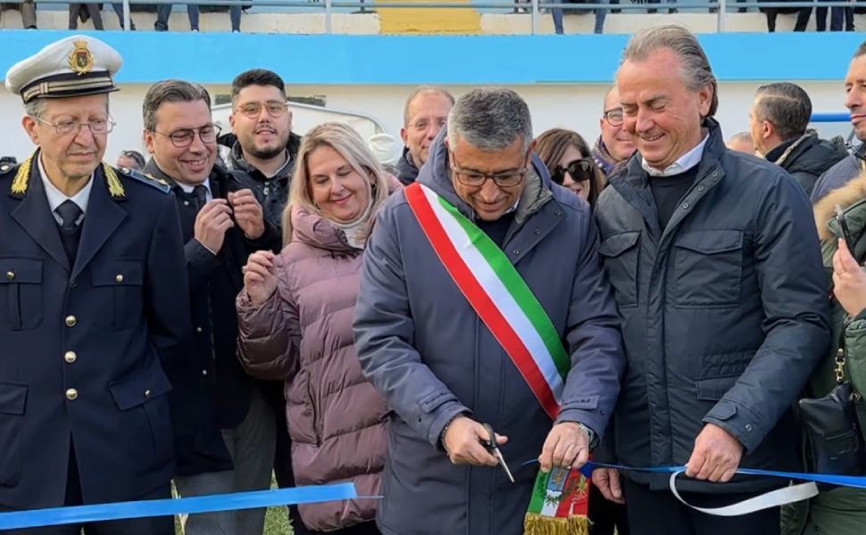 Cassano Ionio, taglio del nastro dopo il restyling dello stadio comunale 'Toscano' 52 stadio comunale toscano cassano ionio 03