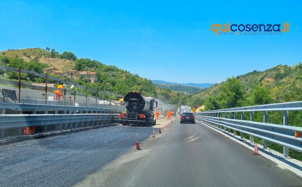 Autostrada A2: 3 miliardi di euro e 3 anni di lavoro per il nuovo tracciato da Cosenza ad Altilia 54 Lavori A2 Cosenza Rogliano3