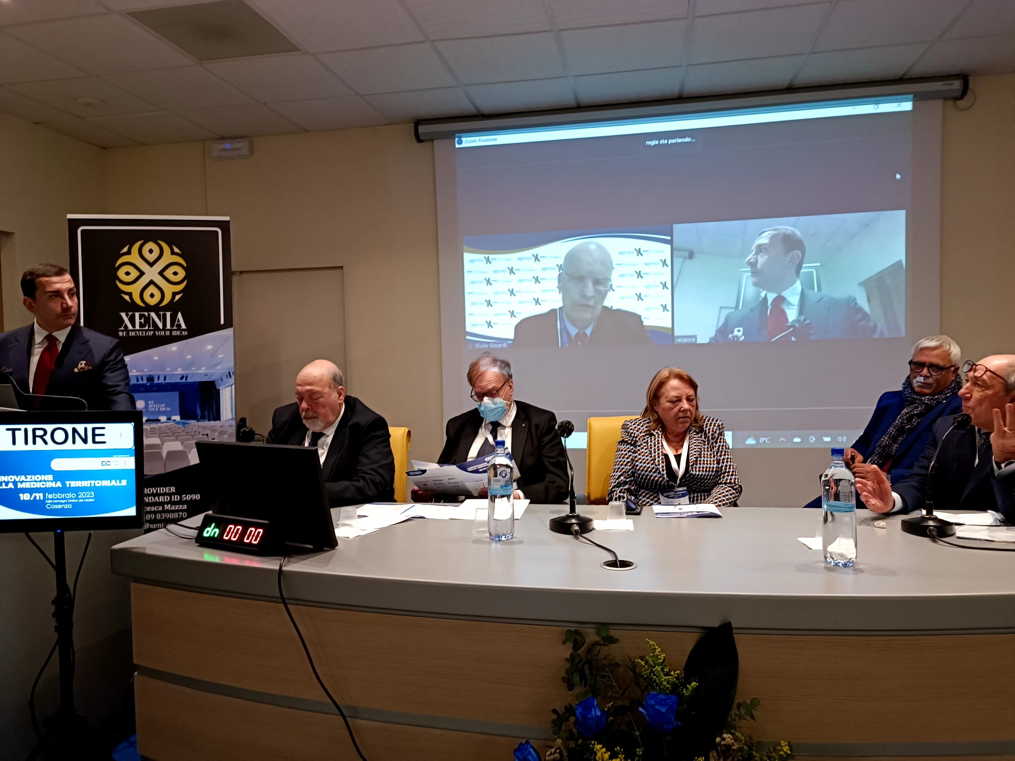 Un momento del congresso di Cosenza