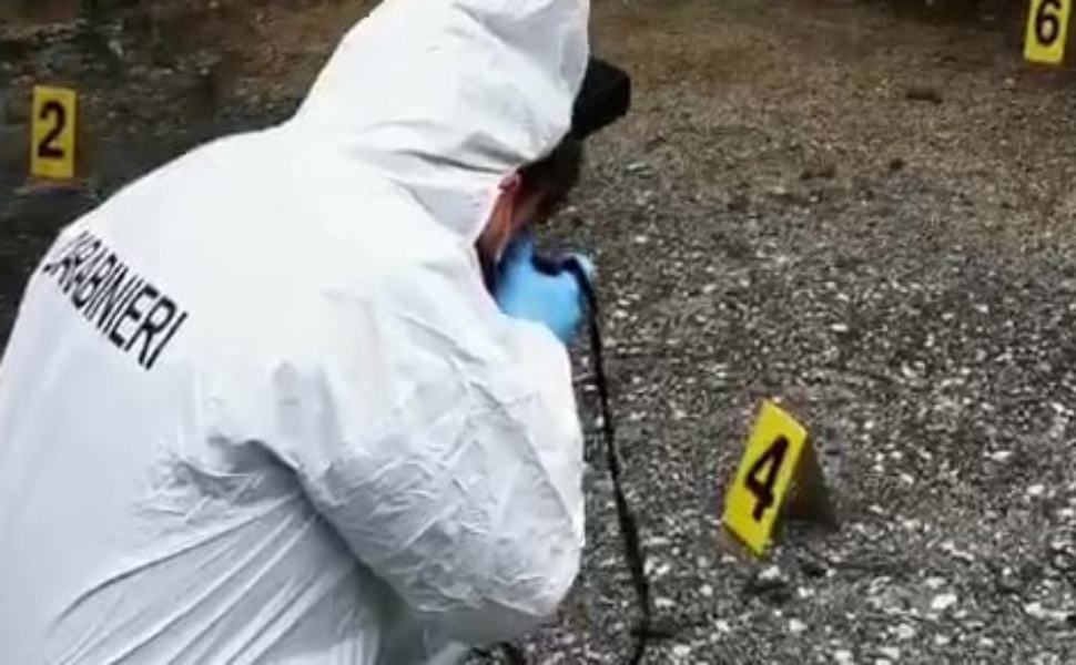 carabinieri luogo omicidio 02