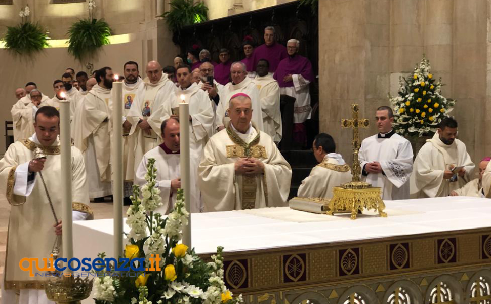 cerimonia insediamento vescovo checchinato cosenza